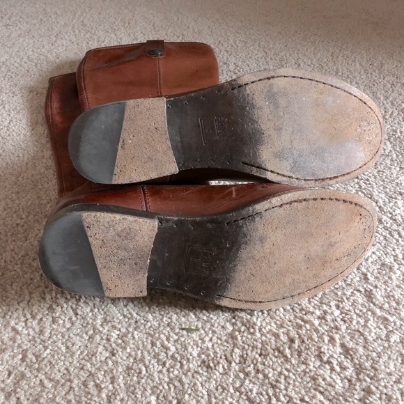 Frye Melissa Boots, Cognac Color - Picture 3 of 3